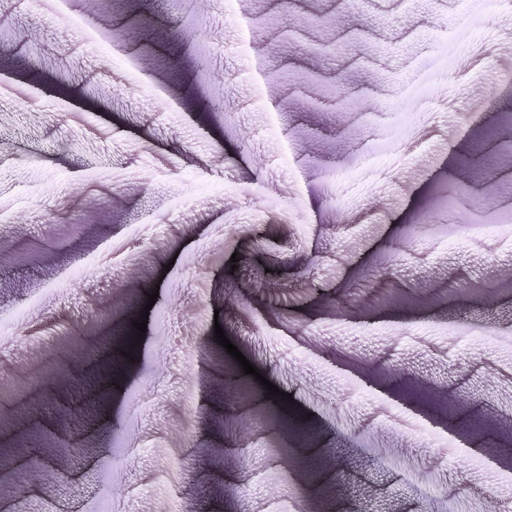 CREVENT 30''X40'' Cozy Fluffy Warm Fleece Infant Blanket for Girls & Boys Toddler Crib Cot Stroller - Wave lanveder