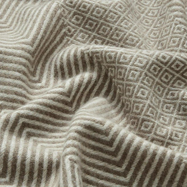 CREVENT Wave Throw Blanket for Couch Sofa Chair Bed Home Decoration, Super Soft Warm for All Season, 50''X60'', Coffee