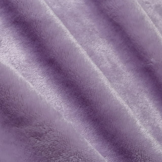 CREVENT 30''X40'' Cozy Fluffy Warm Fleece Baby Nursery Blanket for Unisex Infant Toddler Crib Cot Stroller - Lavender Owl
