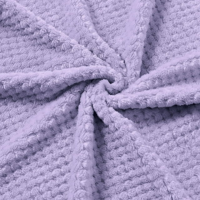 CREVENT 30''X40'' Cute Warm Baby Blanket for Girls Infants Toddlers' Bedding Crib Cot Stroller, Baby Shower Birthday Newborn's Gift,75X100cm,Purple Crown