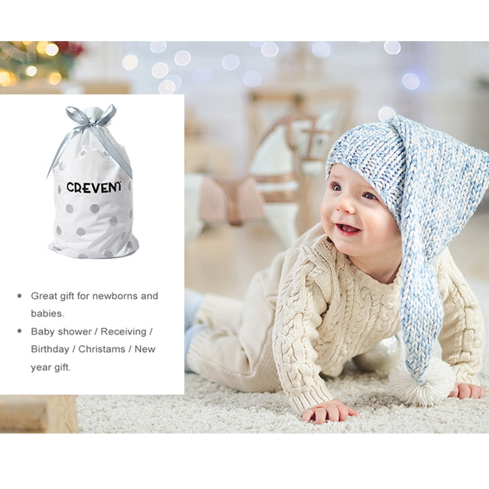 CREVENT Soft Plush Security Blankets for babies, Great Gifts for Birthday Baby Shower,Unisex(Blue Dog)