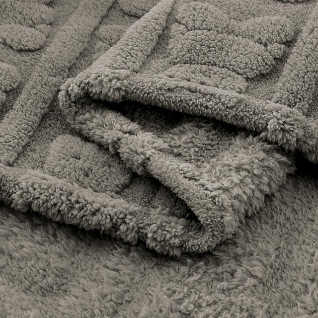 CREVENT Soft Warm Sherpa Bear Baby Blanket for Girls Boys,for Infant Toddler Crib Stroller Nursery Bed,30''×40'',Tan