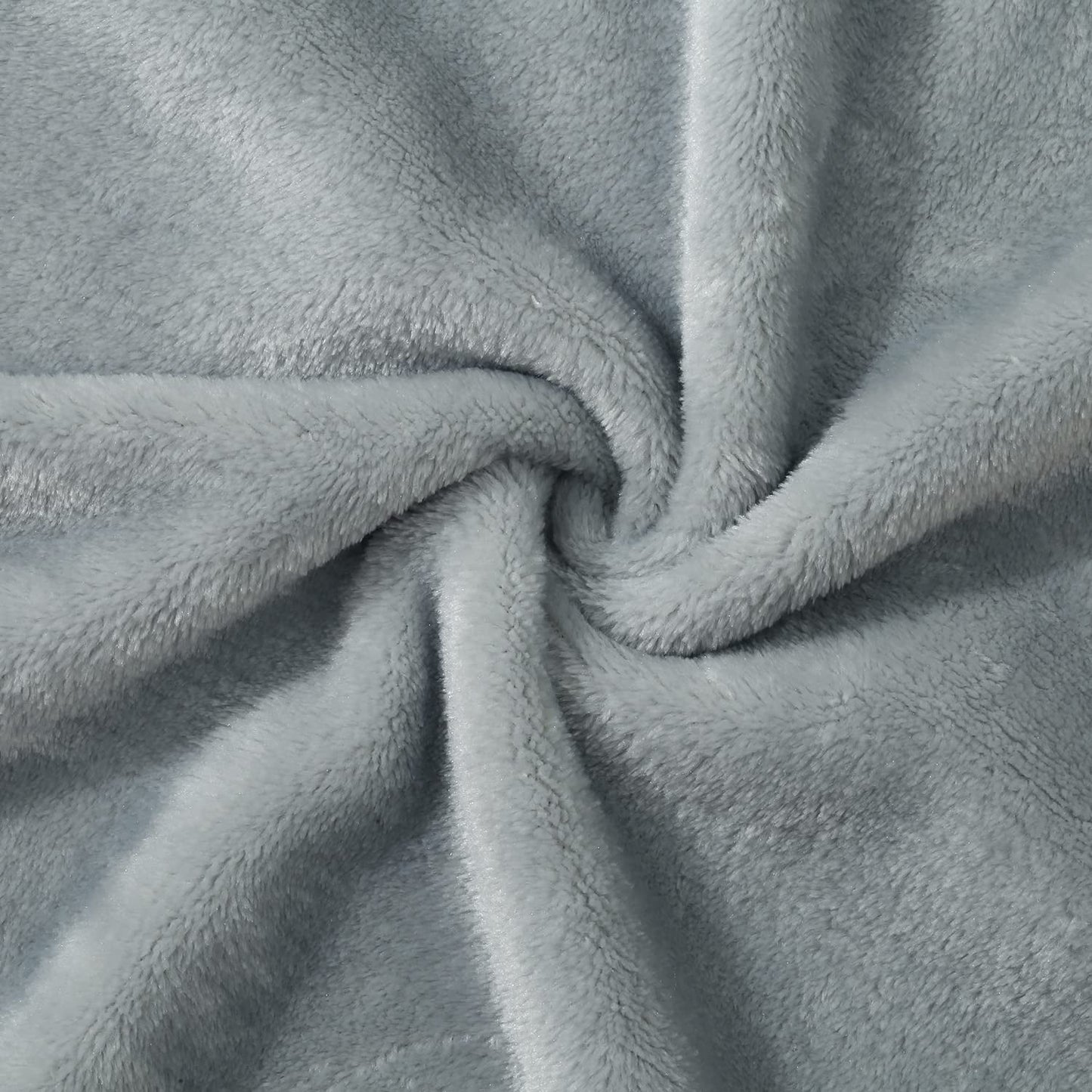 CREVENT 30''X40'' Small Fluffy Warm Toddler Baby Blanket for Boy Infant Toddler Crib Cot Stroller - Grey Lion