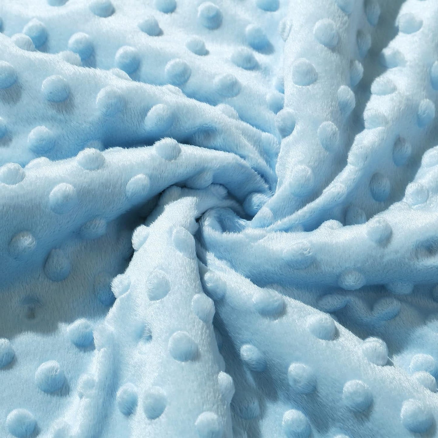 CREVENT Cozy Soft Warm Sherpa Baby Blanket for Infant Toddler's Crib Cot Stroller Gifts for Baby Boys All Season Use (30"X40" Blue dot)