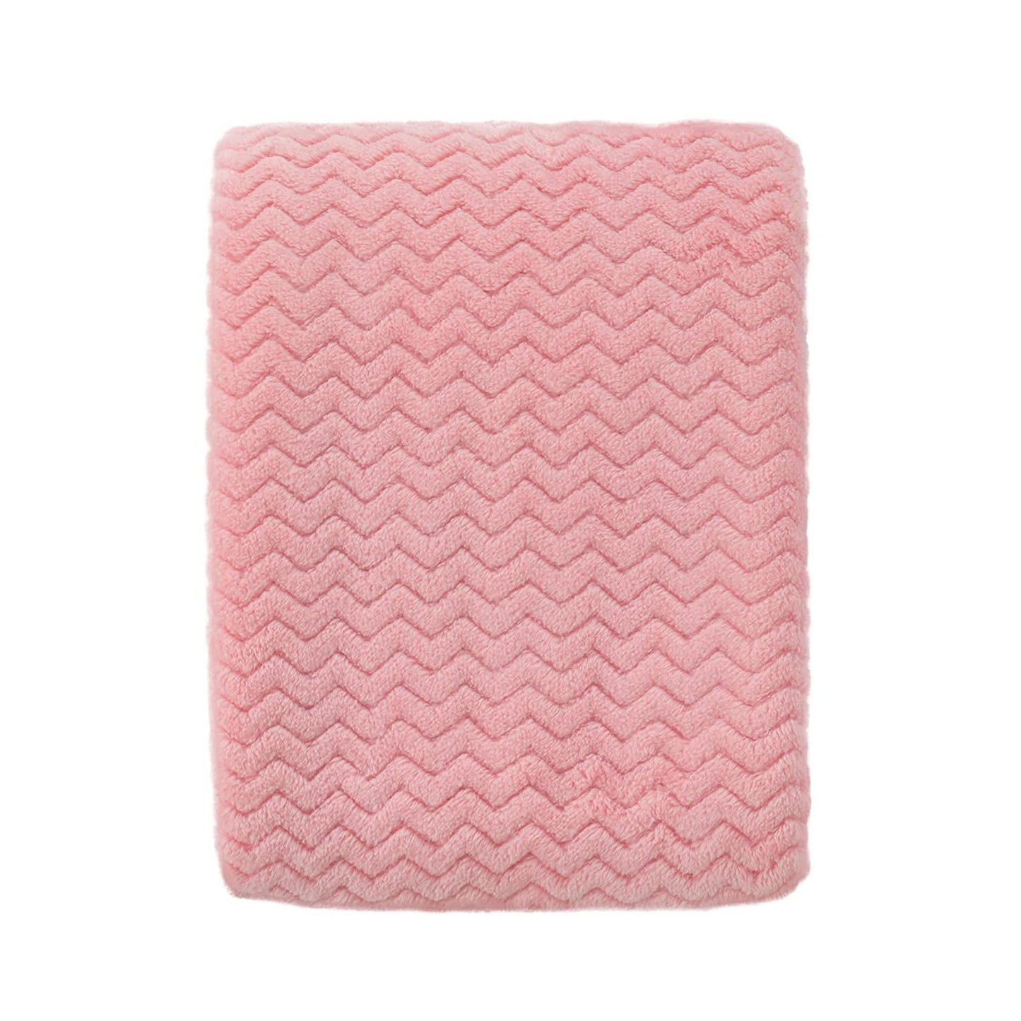 CREVENT 30''X40'' Cozy Fluffy Warm Fleece Infant Blanket for Girls & Boys Toddler Crib Cot Stroller - Pink