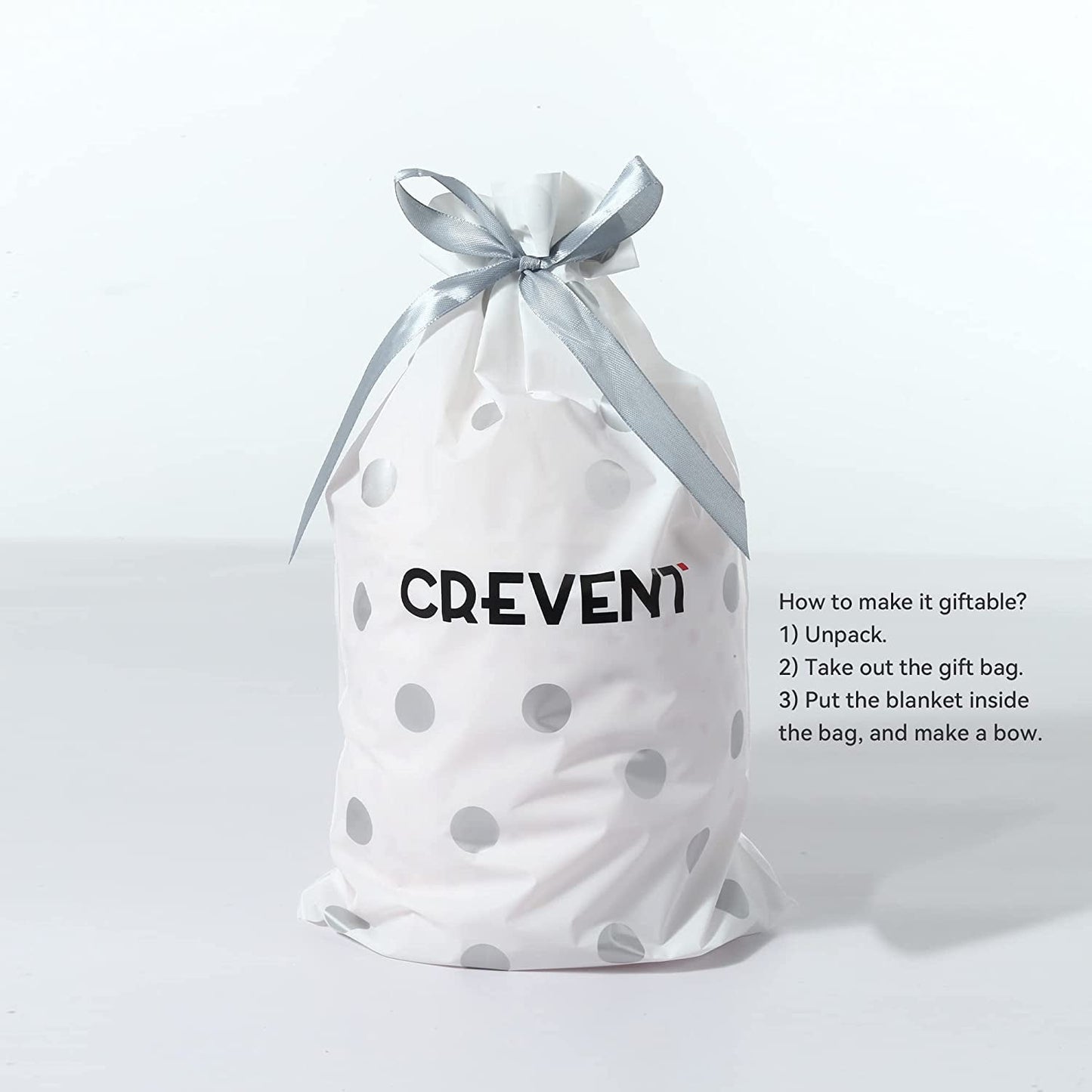 CREVENT Soft Plush Animal Face Security Blankets for Boys and Girls, Great Gifts for Birthday Baby Shower (Blue Dog + Tag)